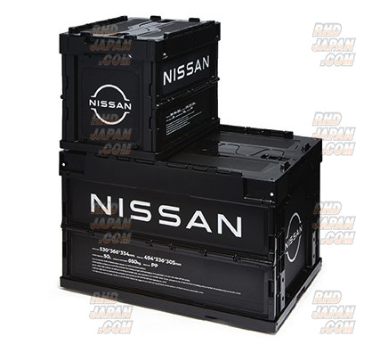 Nismo Nissan Folding Container Box - Black 20L - RHDJapan
